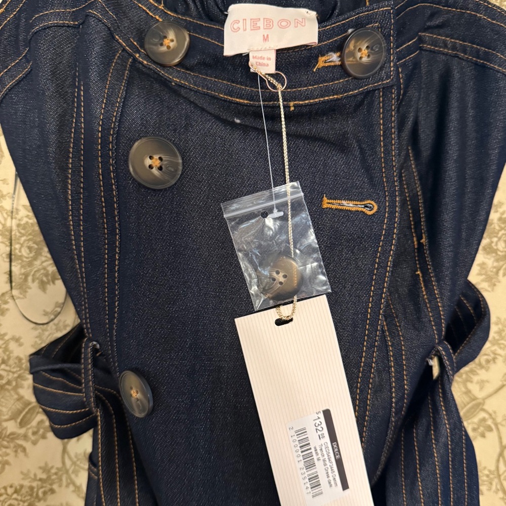Ciebon Drew Seamed Denim Maxi Dress - Picture 5 of 9